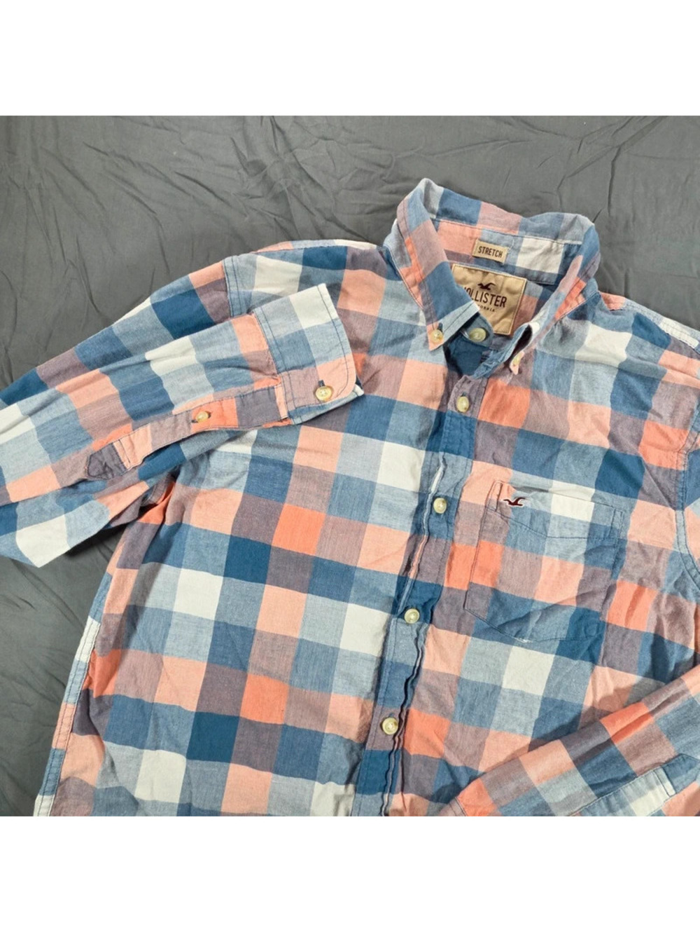 Hollister California stretch cotton button-down